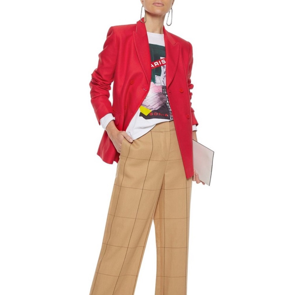 Sandro Soazic red blazer